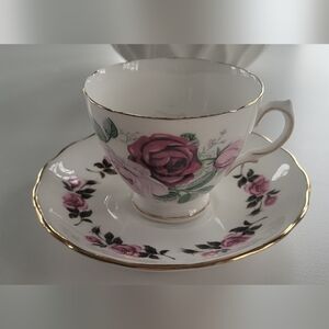 Royal Vale Bone China Tea Cup And Saucer Set